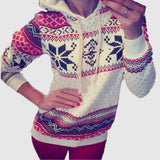 Cozy Winter Print Hoodie