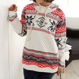 Cozy Winter Print Hoodie
