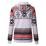 Cozy Winter Print Hoodie