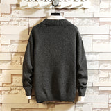 Deer in Glasses Knitted Pullover